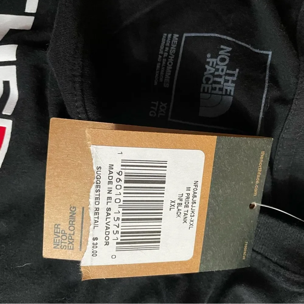 NWT The North Face Black Graphic Tank Top